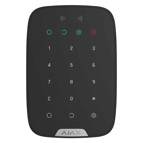 Tastatura Wireless Cu Cititor Carduri Ajax Keypad Plus Neagra